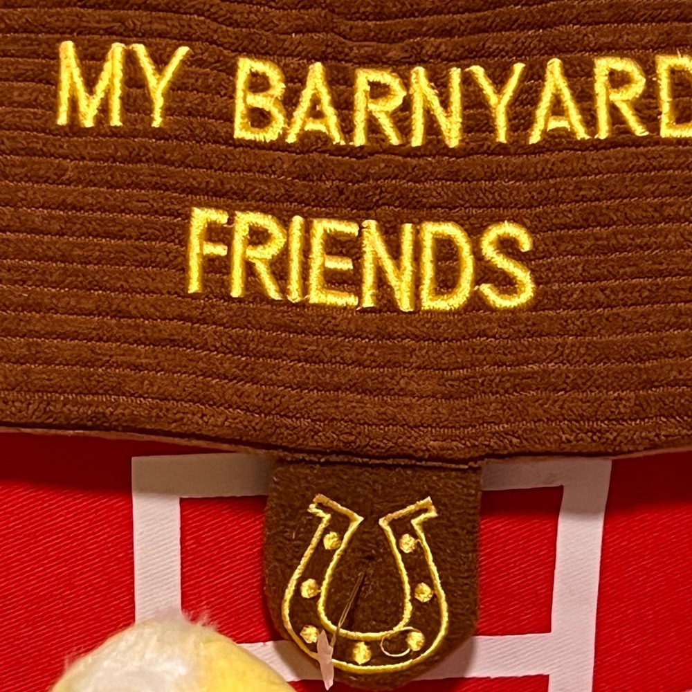 Ebba My Barnyard Friends Soft Plush Playset Toddler Red Multicolored 5pc Animals - Picture 2 of 15